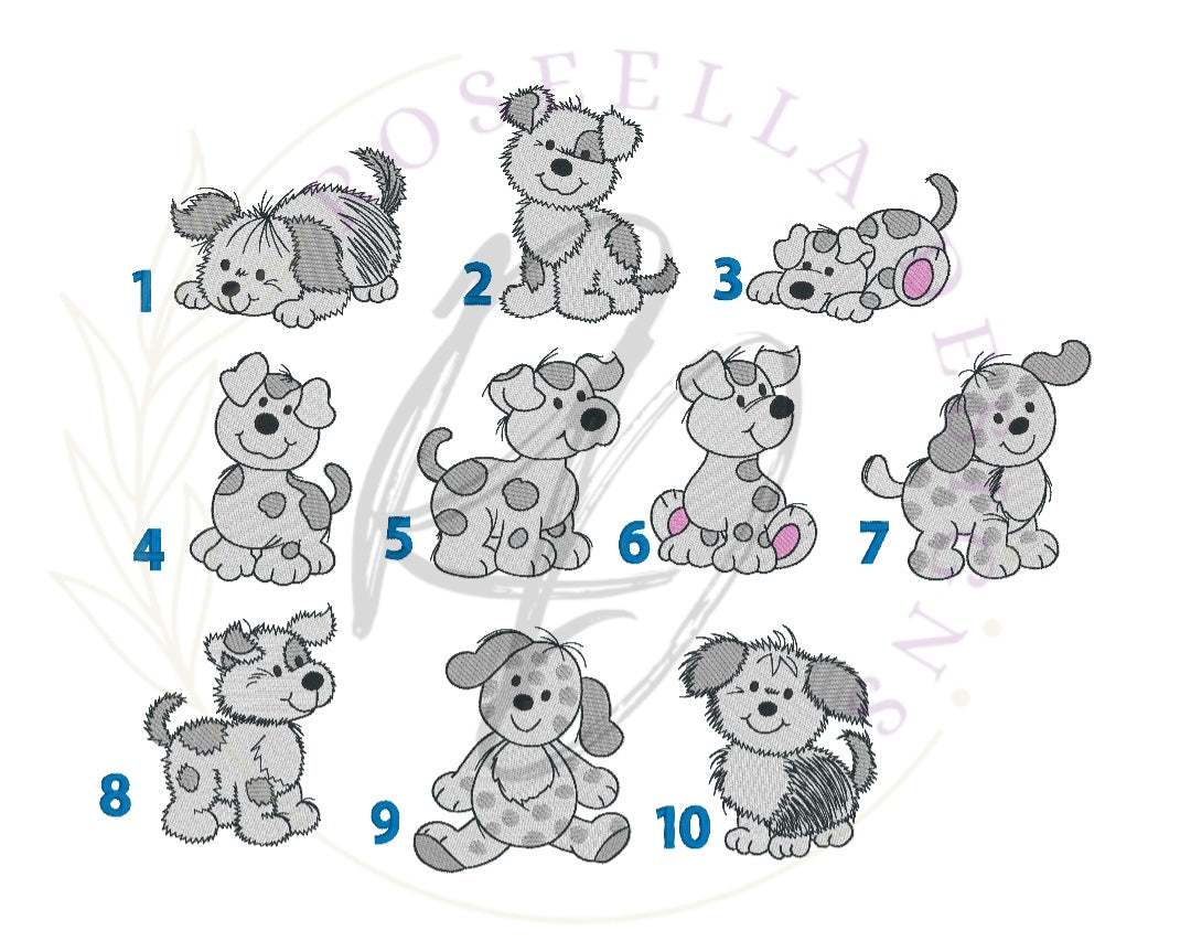 Personalised Embroidered Dog Bath Towel (10 Design Options)