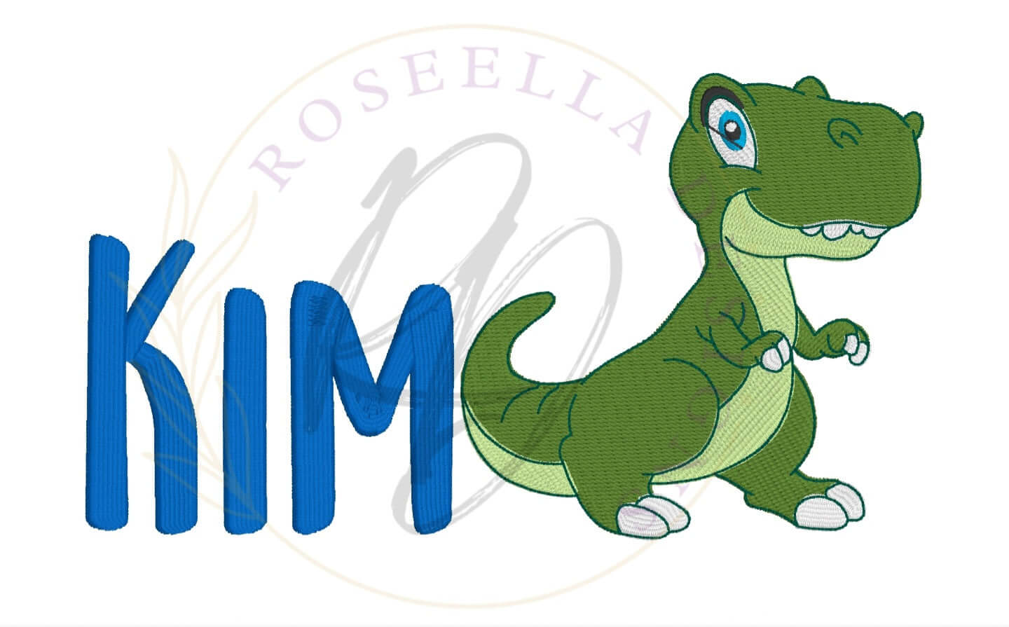 Personalised Embroidered Dinosaur Bath Towel (10 Design Options)