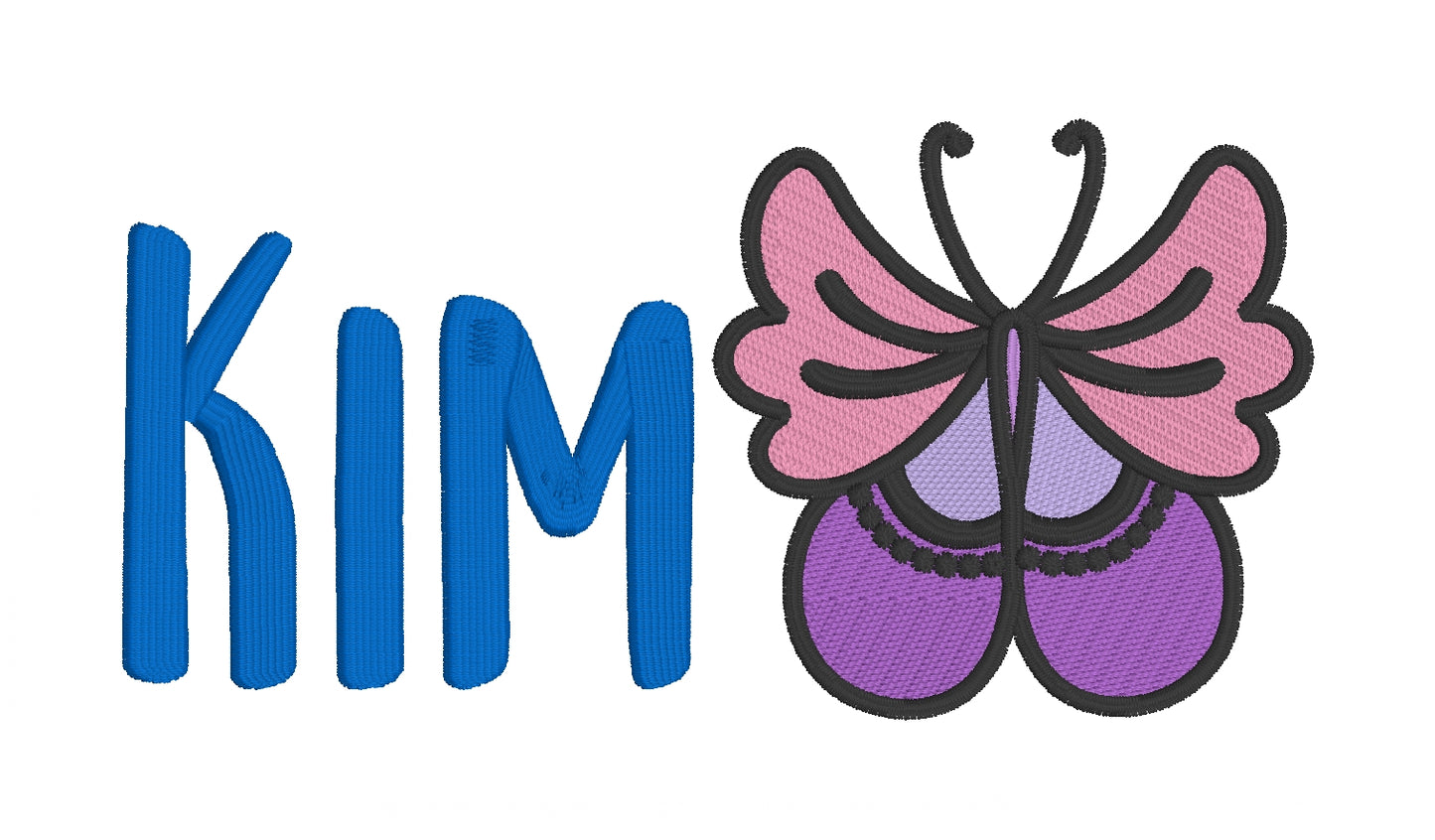 Personalised Embroidered Butterfly Bath Towel (10 Design Options)