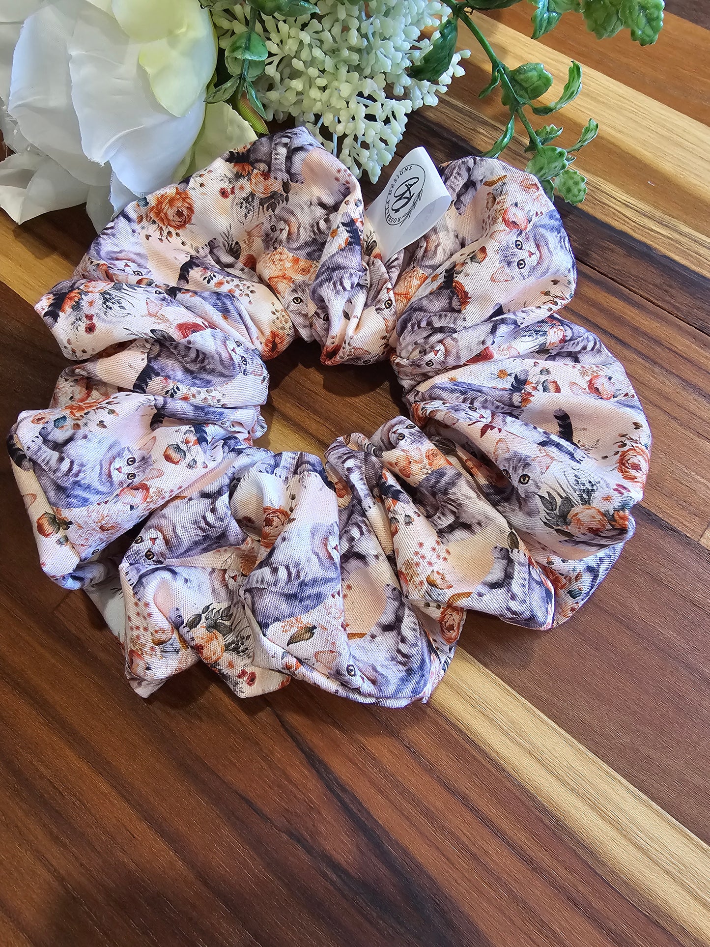 Jumbo Australian Mist Scrunchie