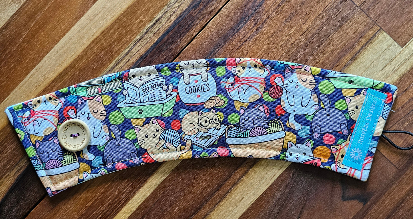 Take Away Cup Cozy ~ Funny Kittys ~