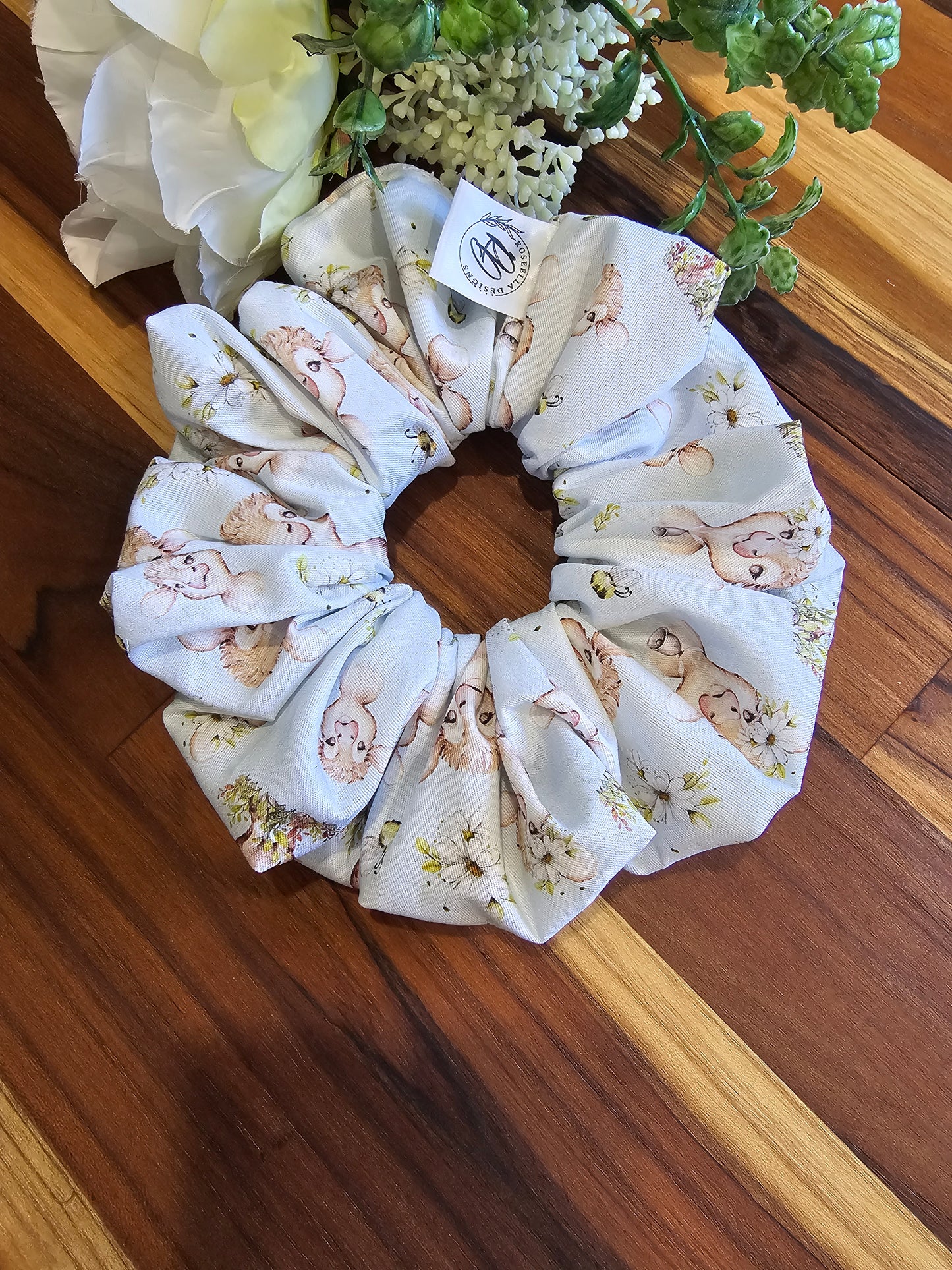 Jumbo Cow Scrunchie