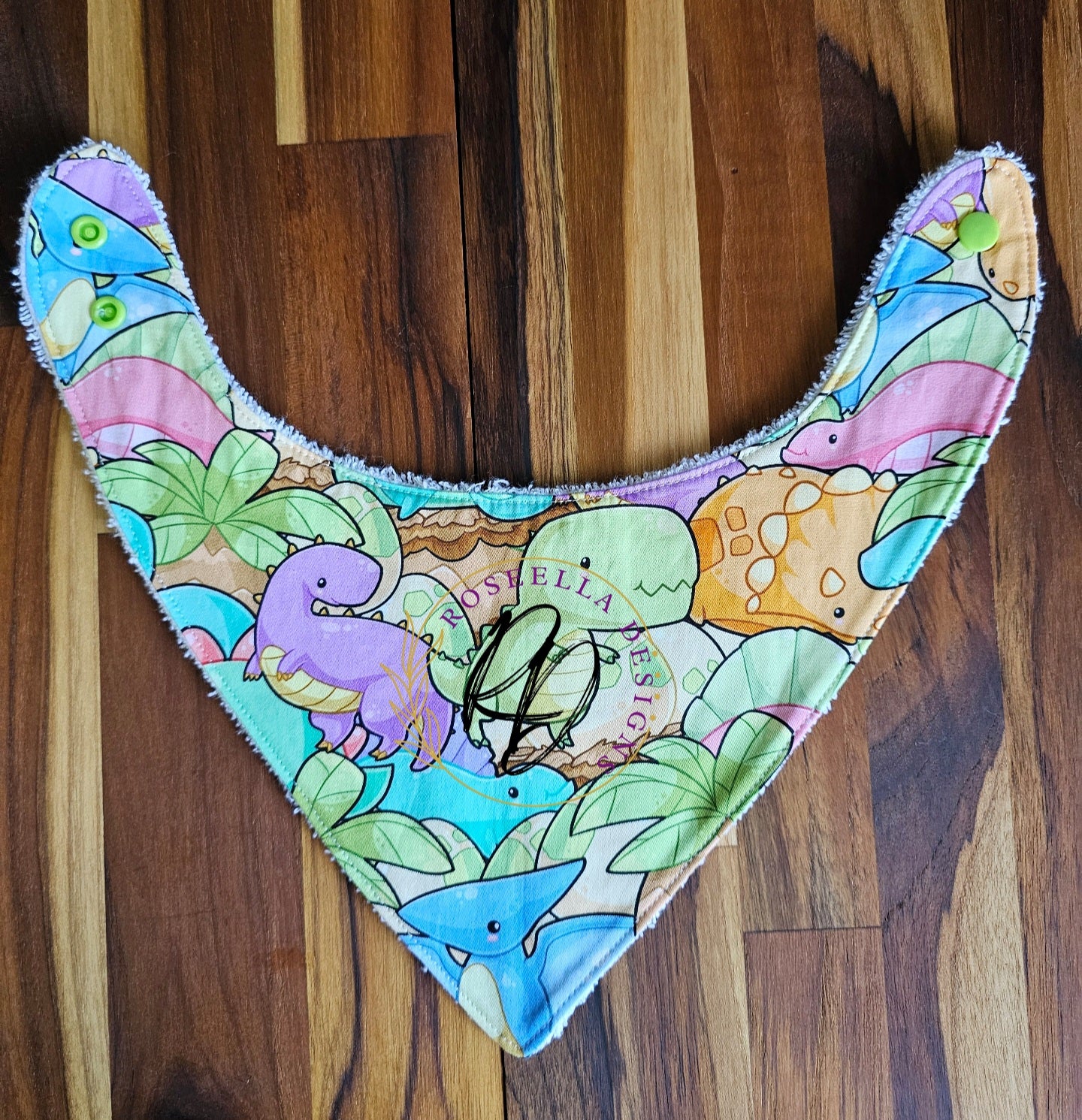 Bandana Bib ~ Dino 2~