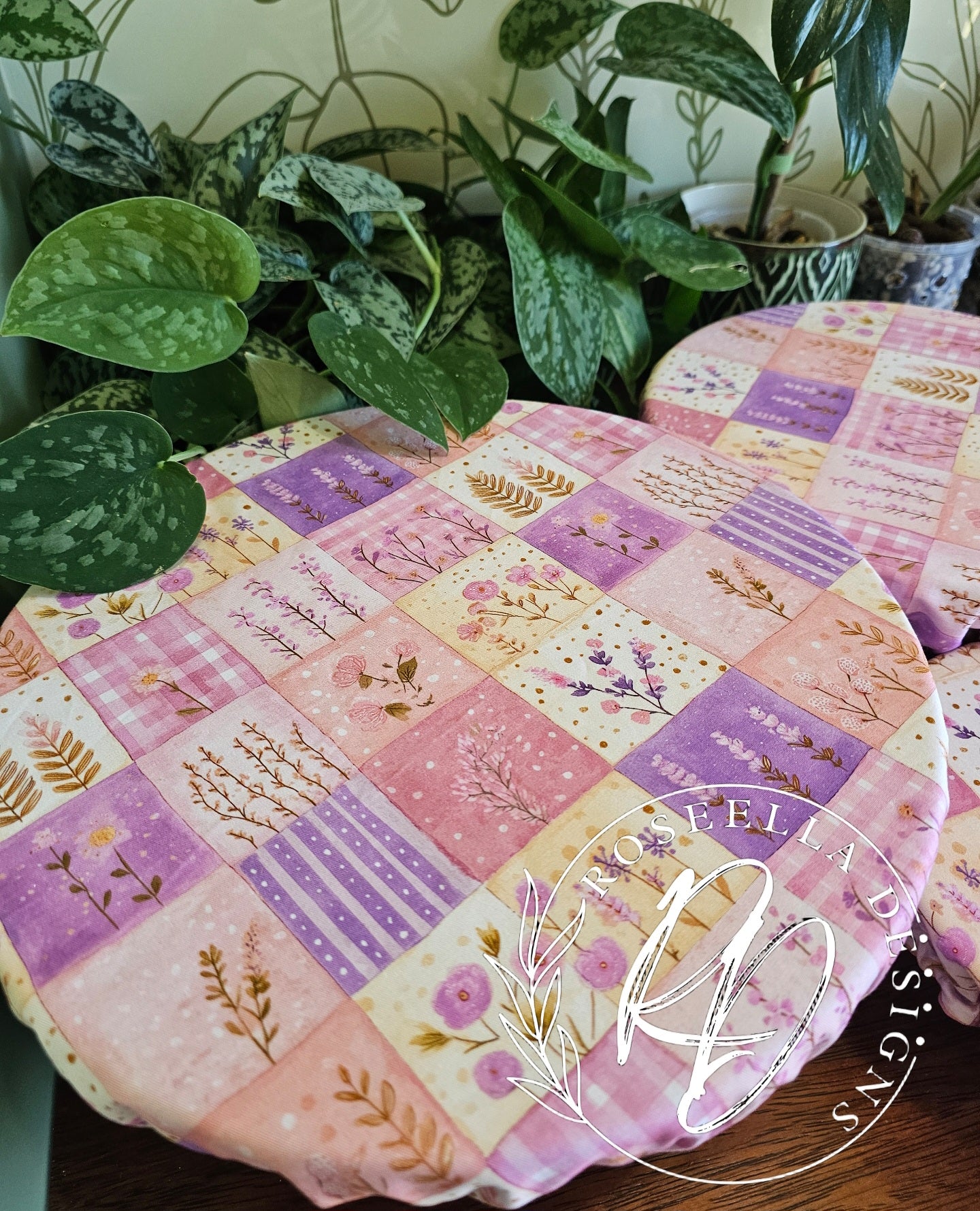 ~Quilt look~ Reusable Bowl Cover BUNDLE 4 sizes