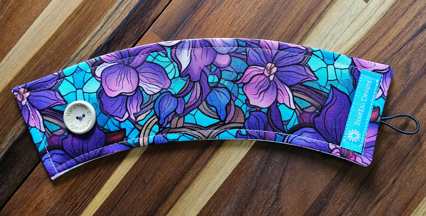 Take Away Cup Cozy ~ Orchid~