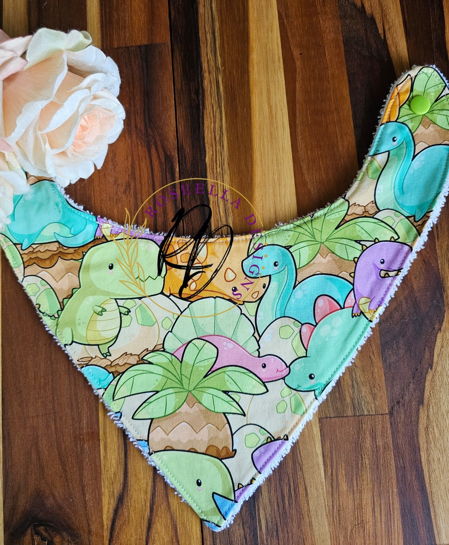 Bandana Bib ~ Dino 1~