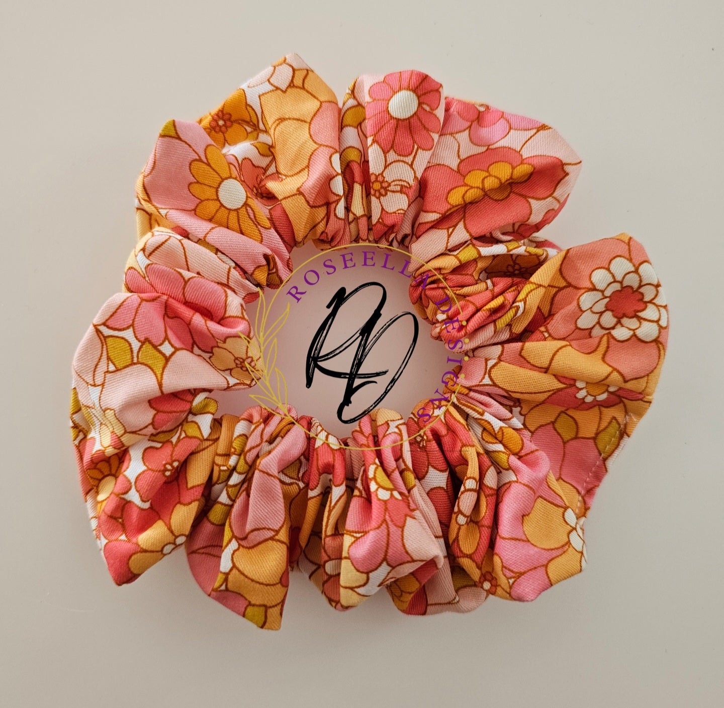 Floral Scrunchie