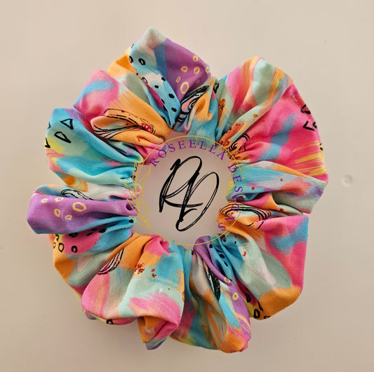 Pop Rainbow Scrunchie