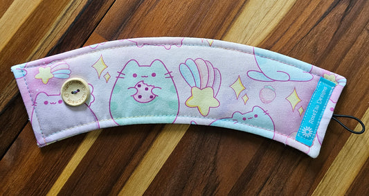 Take Away Cup Cozy  ~ Biscuit Kitty~