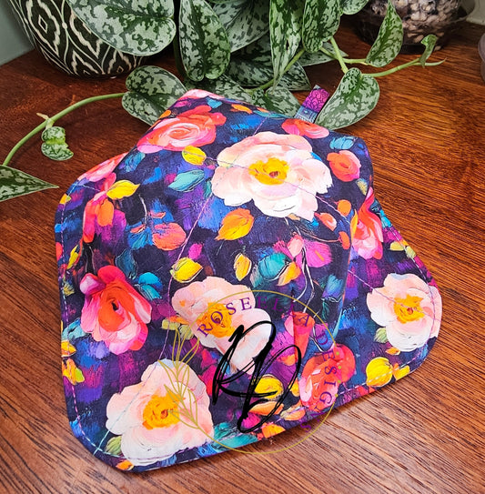 Medium~ Round Corner ~Floral Bowl Cozy