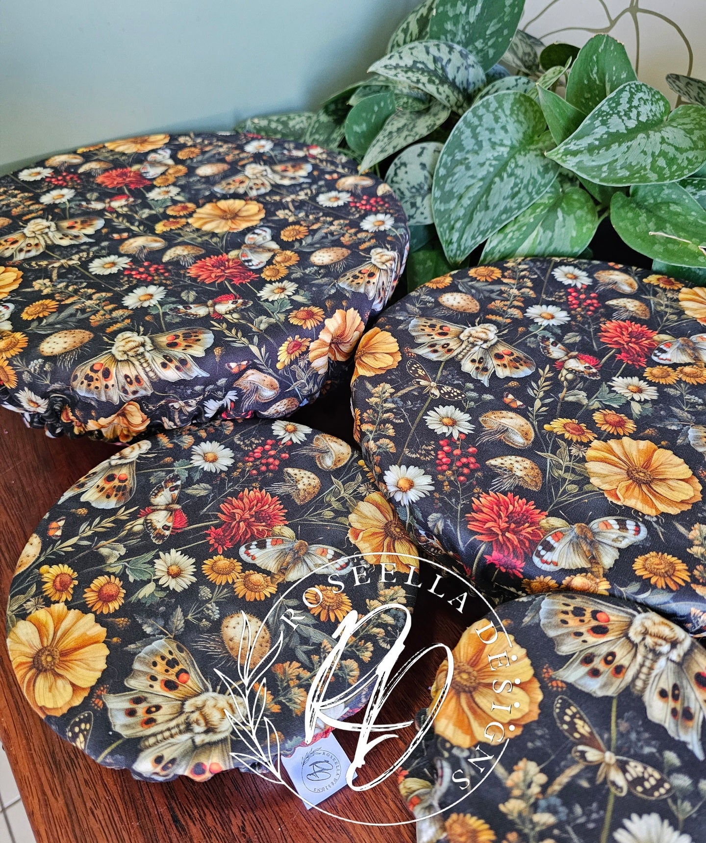~Moth ~ Reusable Bowl Cover BUNDLE 5 sizes