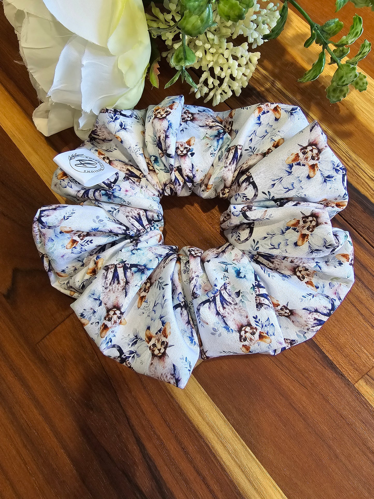 Jumbo Devon Rex Scrunchie