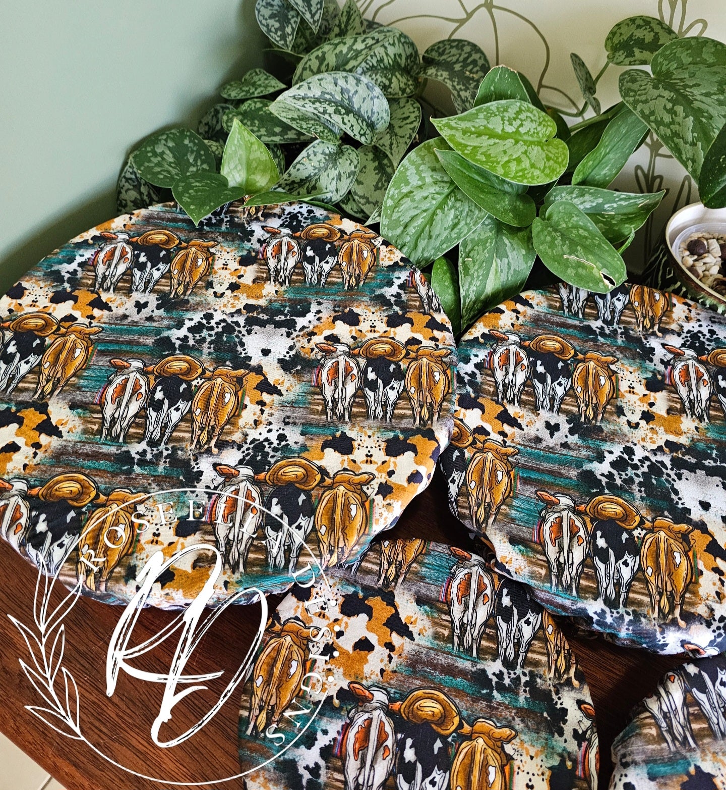 ~Moo Cows~ Reusable Bowl Cover BUNDLE 4 sizes