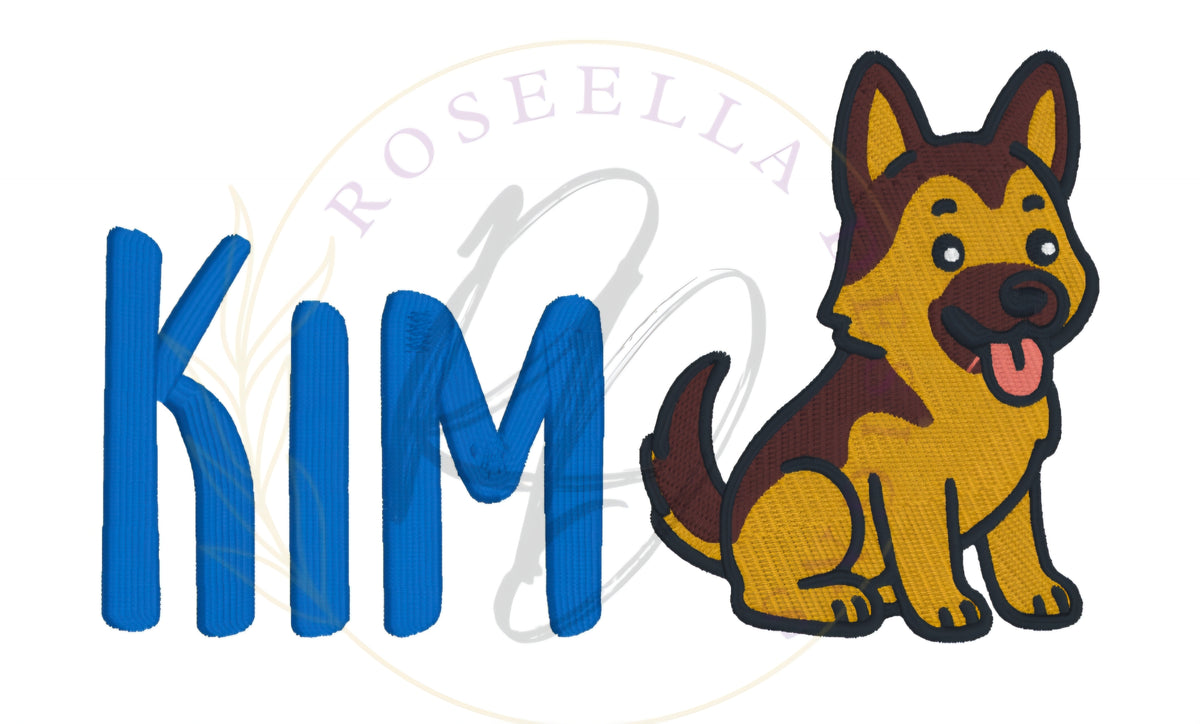 Personalised Embroidered Dog Bath Towel (16 Design Options)