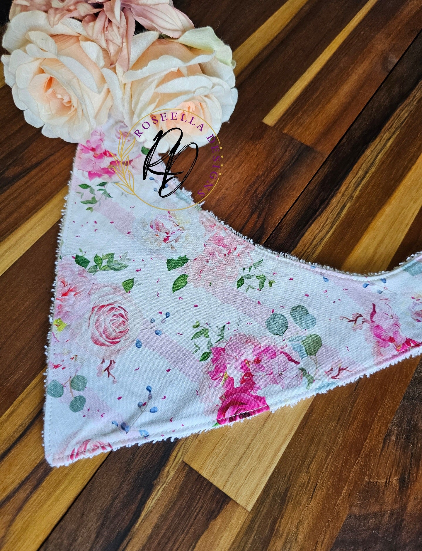 Bandana Bib ~ Floral 1~
