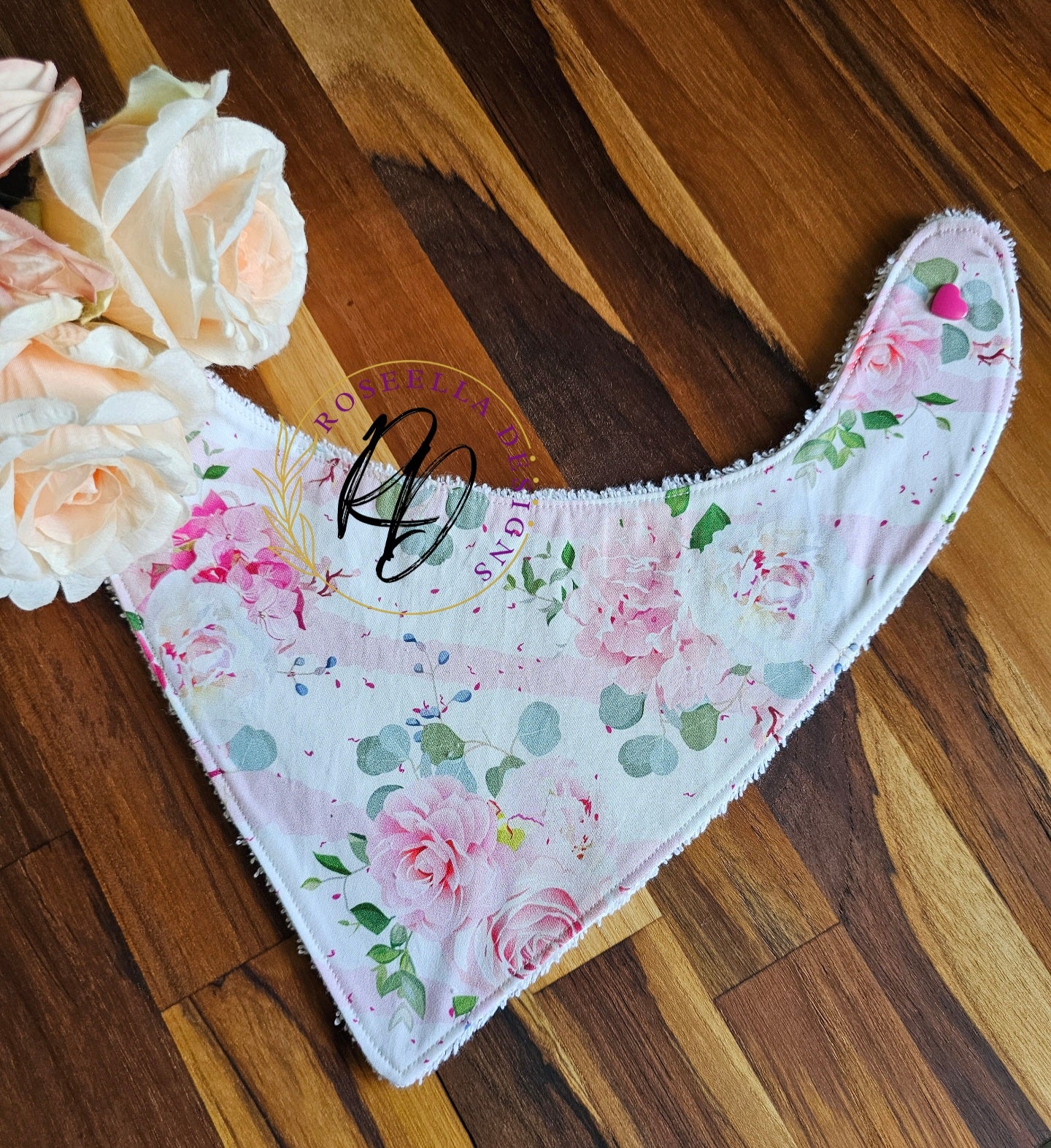 Bandana Bib ~ Floral 2~