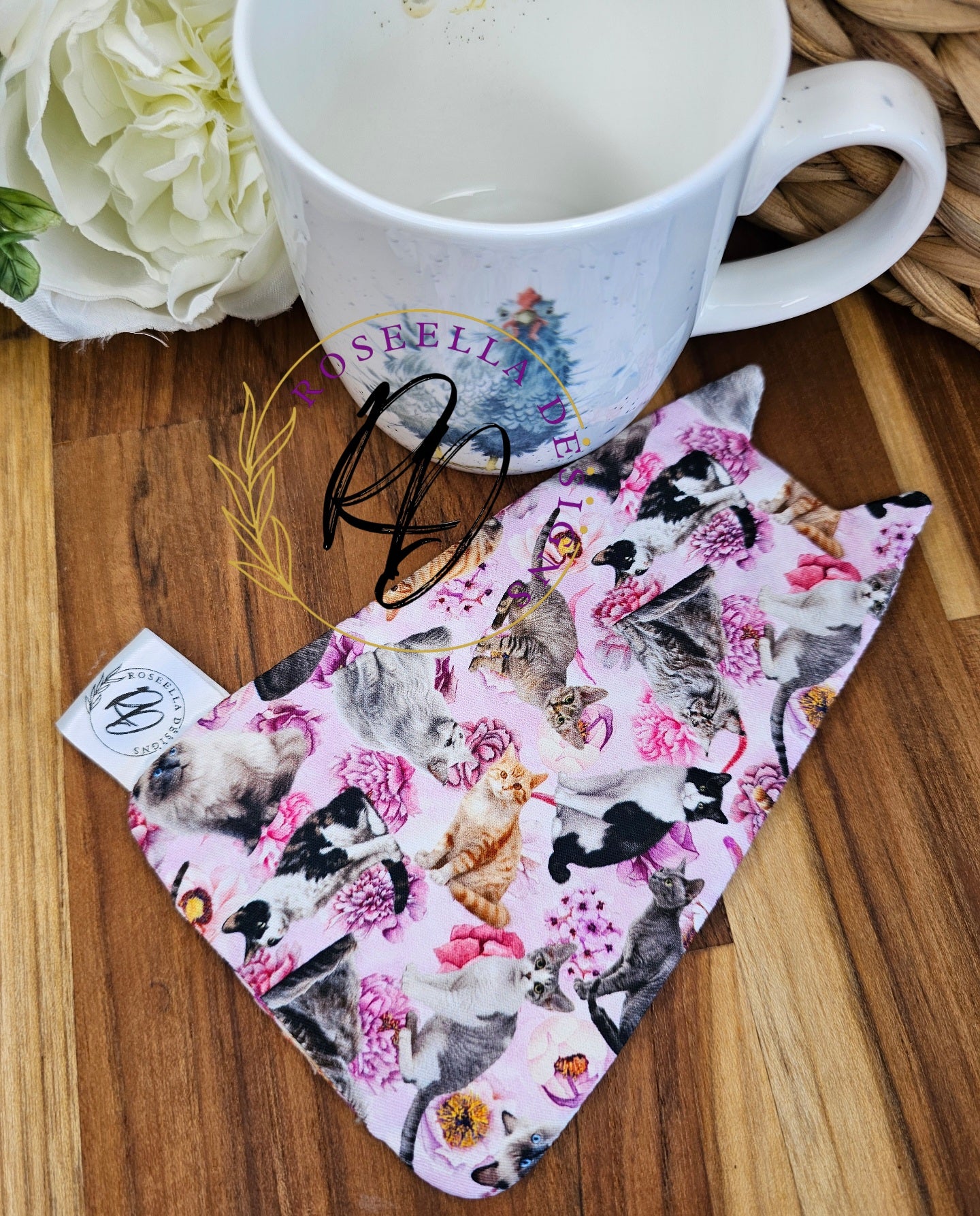 Kitty Coaster / Mug Rug 8