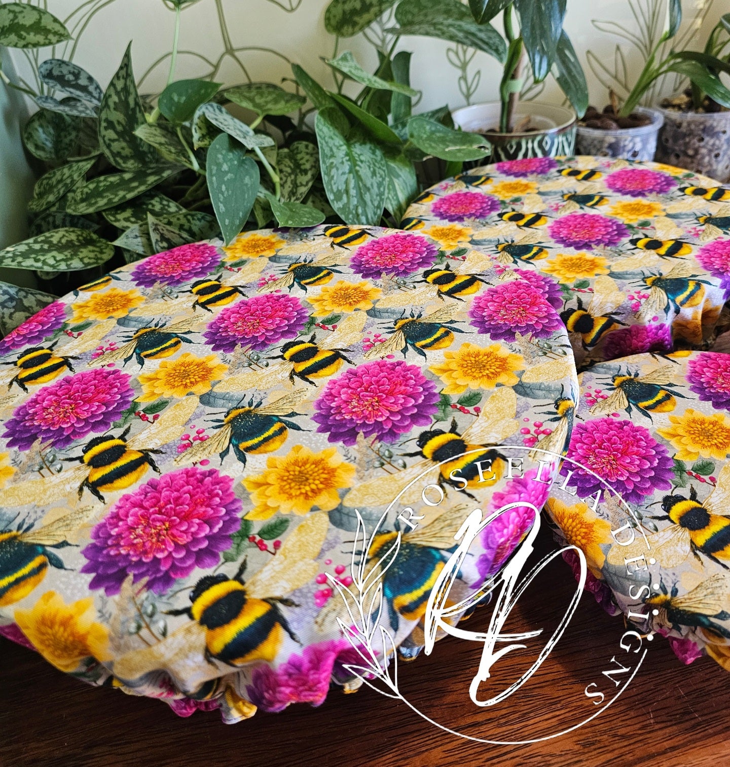 ~Bee~ Reusable Bowl Cover BUNDLE 4 sizes