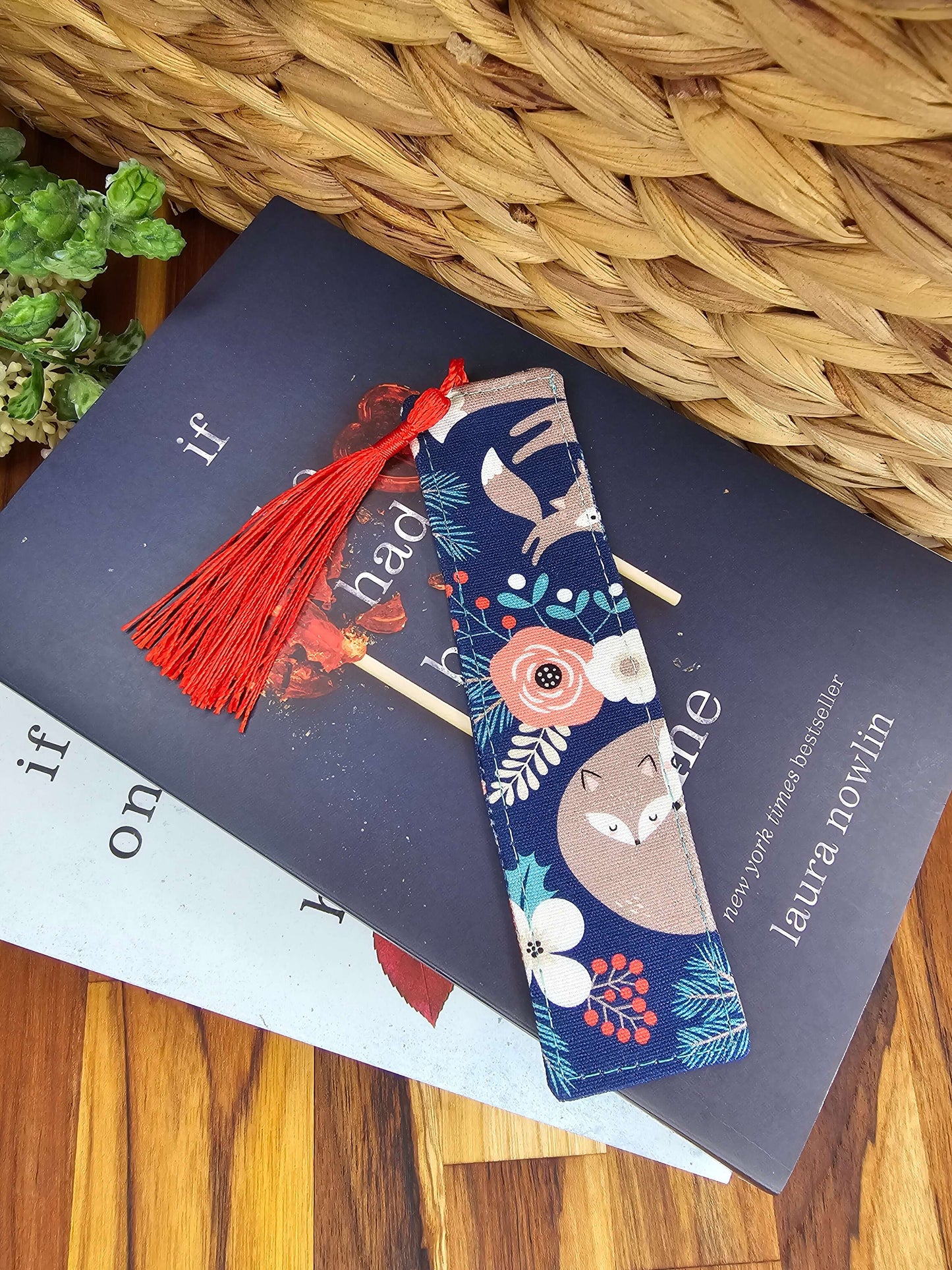 Fabric Bookmark   ~ Fox ~
