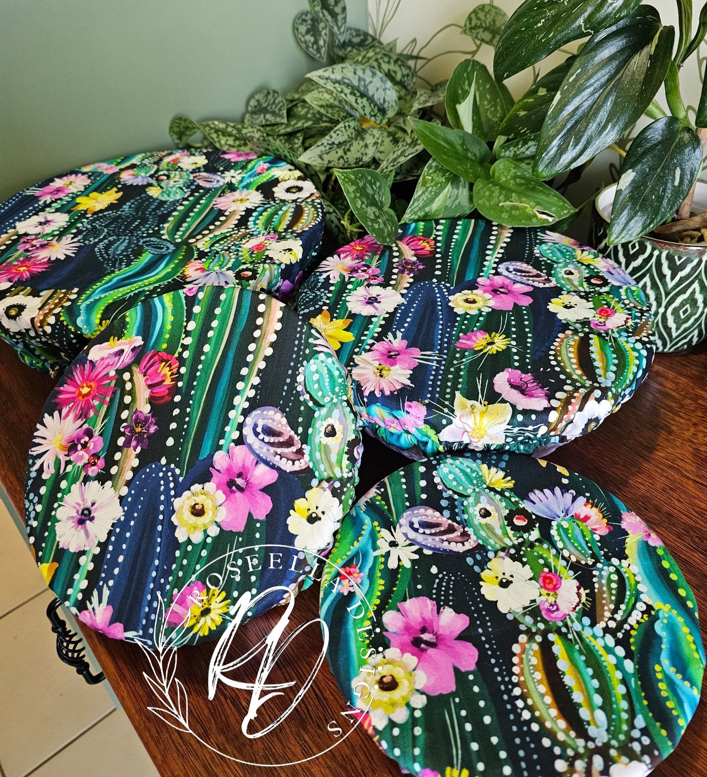 ~Cacti ~ Reusable Bowl Cover BUNDLE 4 sizes