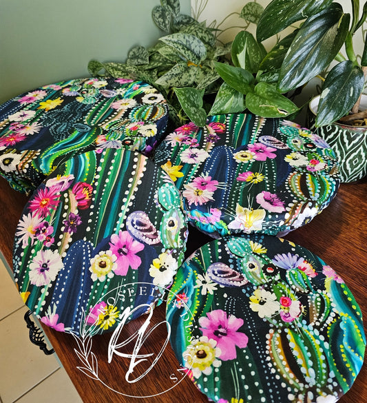 ~Cacti ~ Reusable Bowl Cover BUNDLE 4 sizes