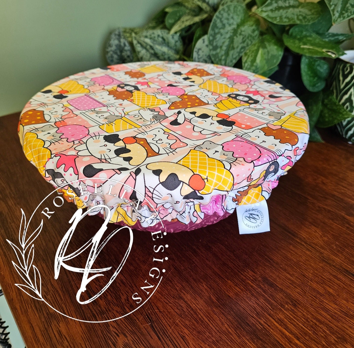 Kitty's~ Reusable Bowl Cover Large ~Suitable For Stand Mixers & Bowls 20cm / 8" - 25cm/ 10"