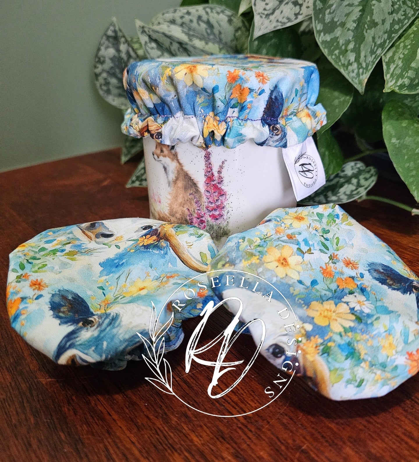 ~Longhorn~ Reusable SD Starter Jar Cover XS ~ fits jars up to 11.43cm / 4.5"