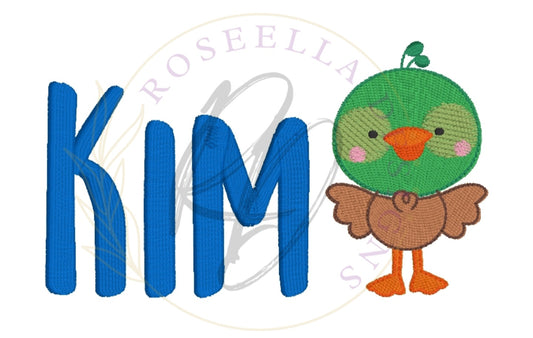 Personalised Embroidered Duck Towel