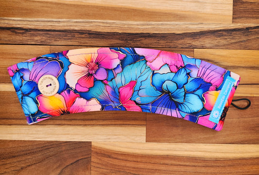 Take Away Cup Cozy  ~ Watercolour Floral~