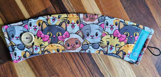 Take Away Cup Cozy  ~ Stacked Kitty 2 ~
