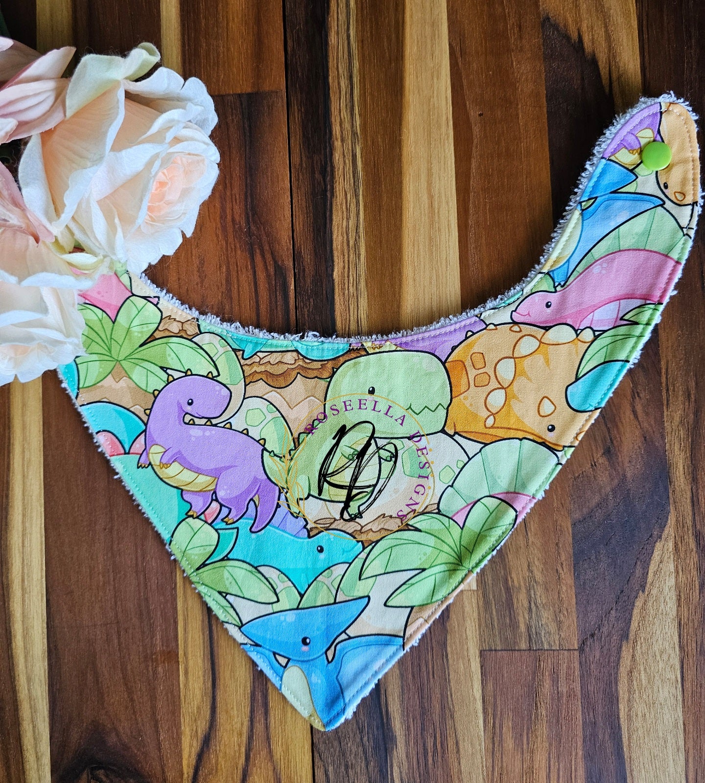 Bandana Bib ~ Dino 2~