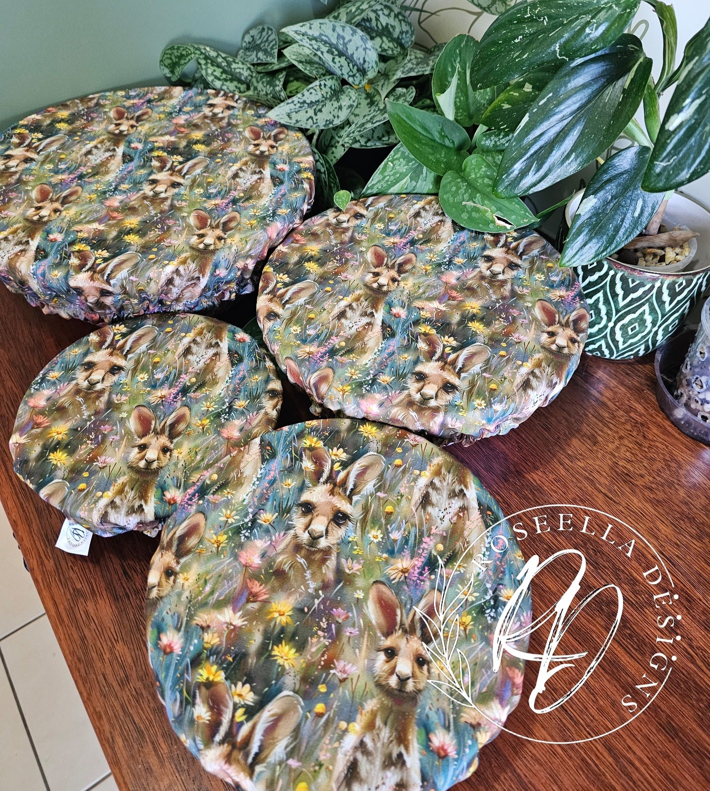 ~Kangaroo ~ Reusable Bowl Cover BUNDLE 4 sizes