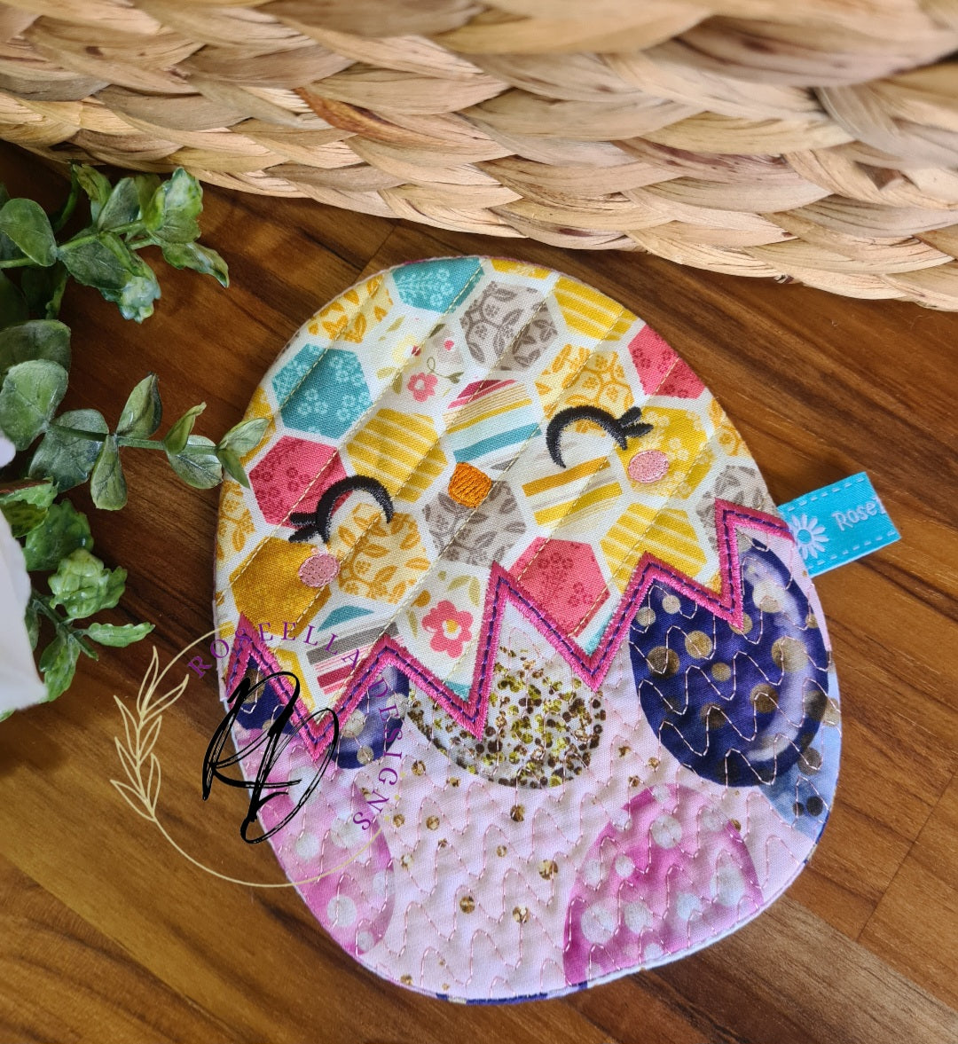 Chicken Coaster / Mug Rug